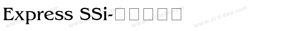 Express SSi字体转换